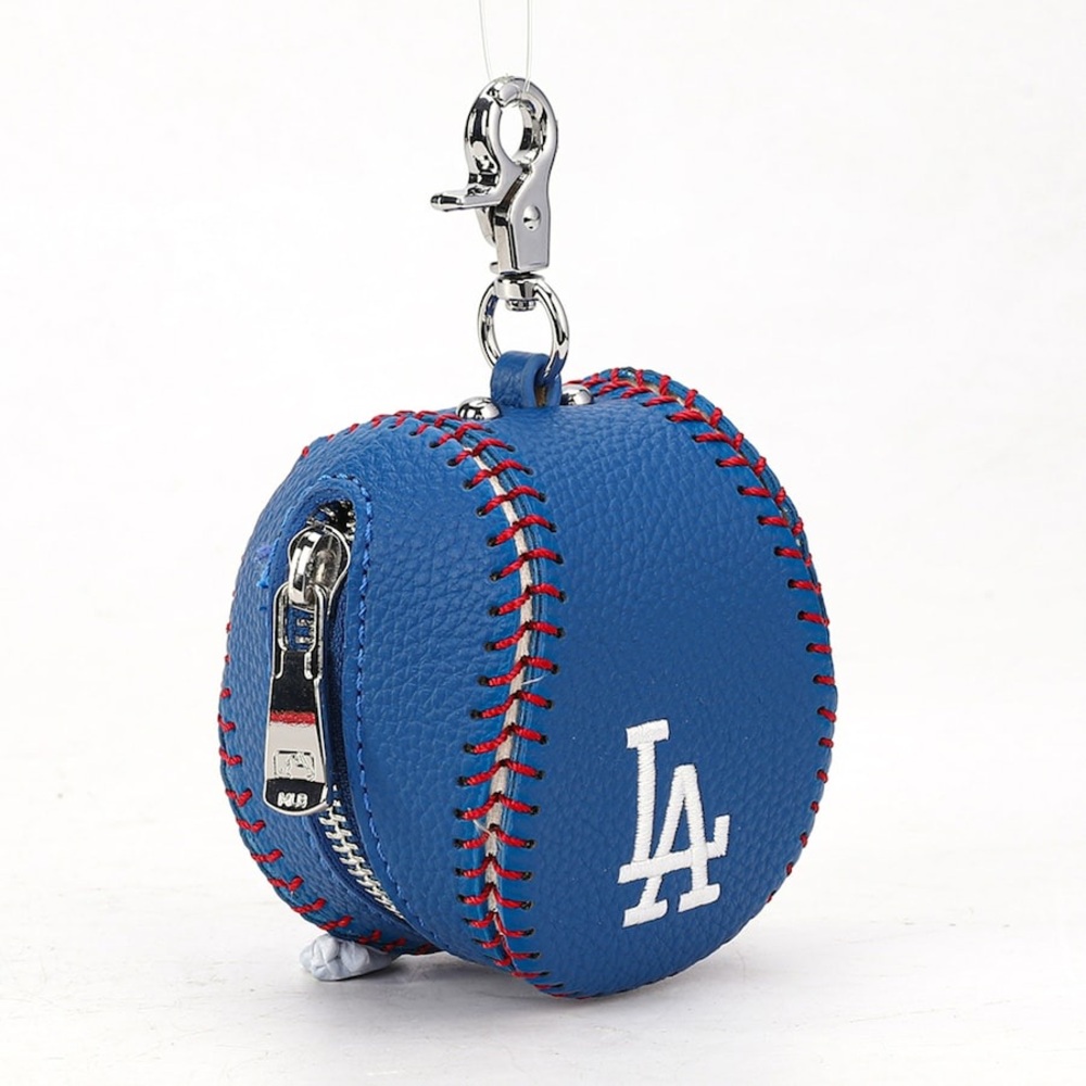 LA Dodgers Blue Baseball Coin Purse